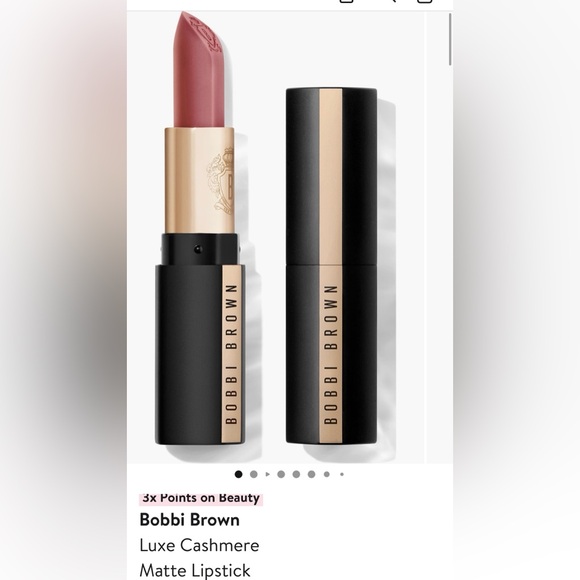 Bobbi Brown Luxe Cashmere Matte Lipstick in Shade Pink Suede - Picture 2 of 3